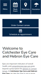 Mobile Screenshot of colchestereyecare.net
